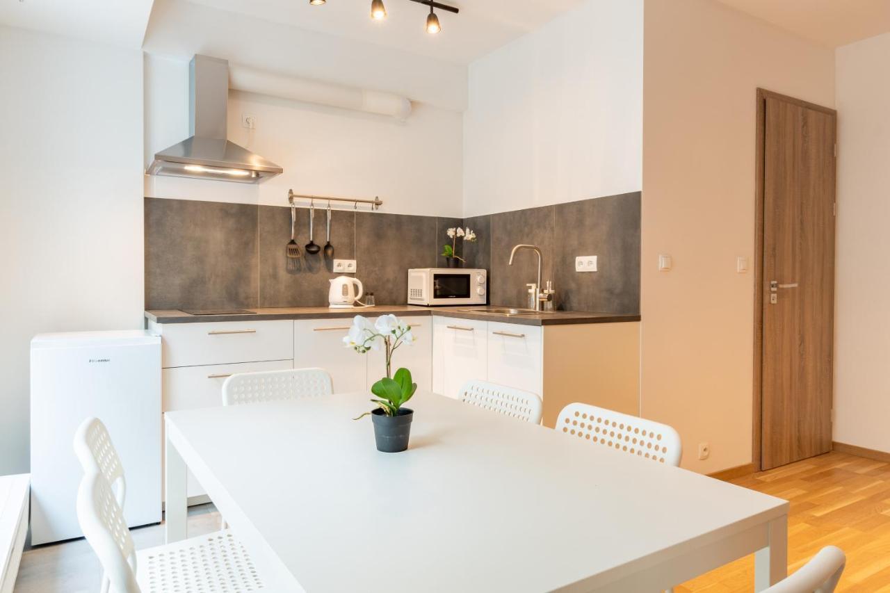 Brand New Two Room Apartment #26 With Free Secure Parking Close To Center Prága Kültér fotó